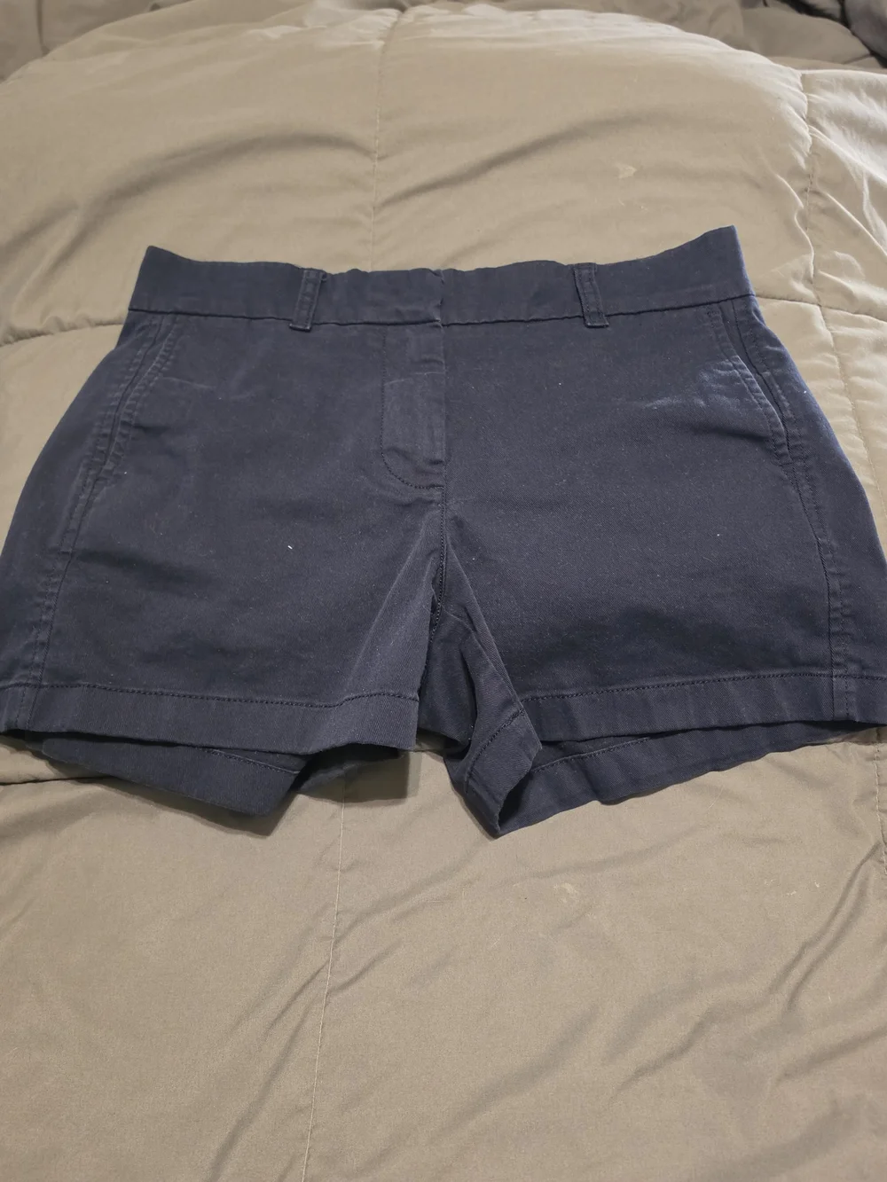J. Crew Navy Cotton Chino Shorts